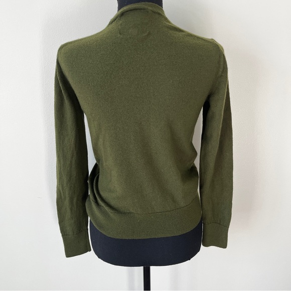 Men’s A/X Armani Exchange Wool Pullover Sweater Green Sz XS - Picture 5 of 6